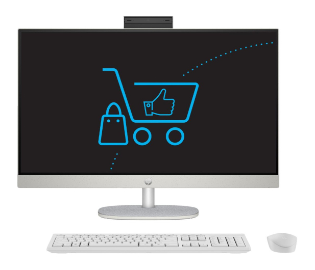 HP 27 AiO Ryzen 5-7520U/16GB/512 White - 1199349 - zdjęcie